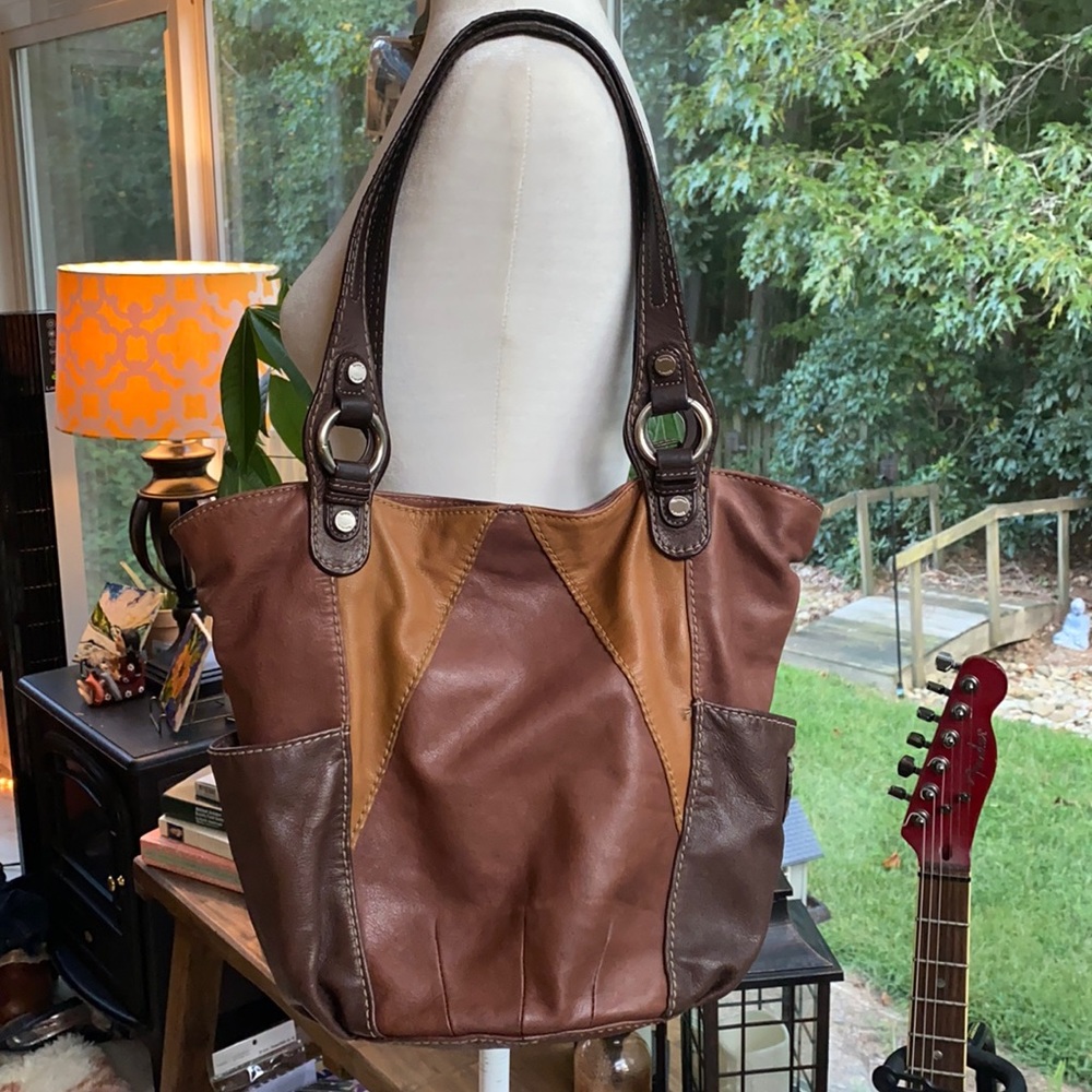 Tignanello Genuine Leather Shoulder Bag